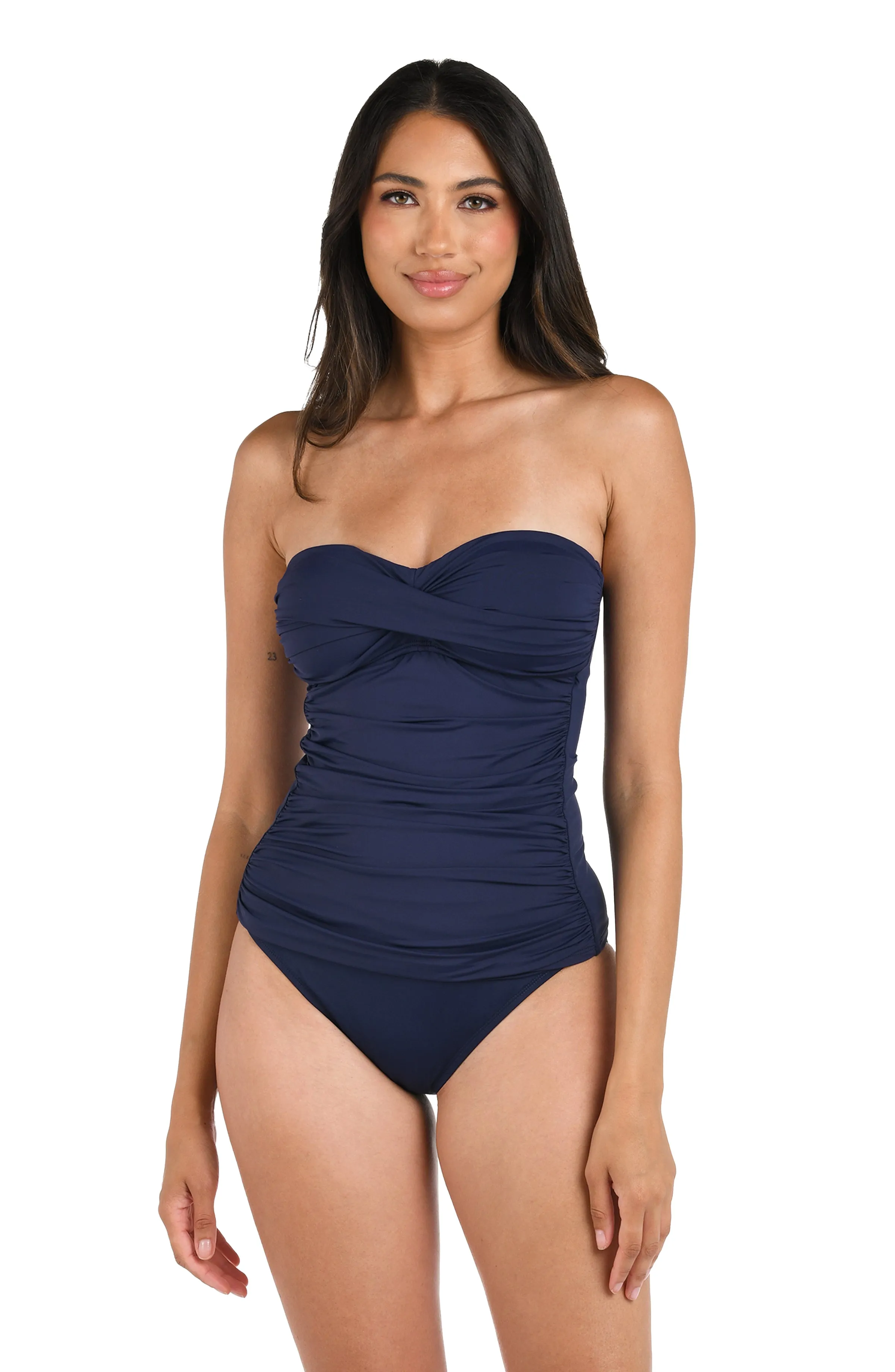 Island Goddess Bandeau Tankini Top - Indigo - FINAL SALE sold by La Blanca product image thumbnail 3