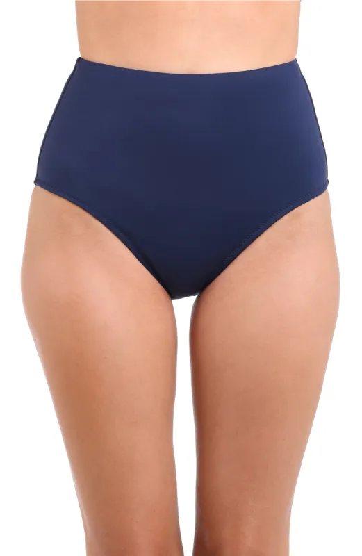 LB Luxe Ultra High Waist Bottom - Indigo sold by La Blanca