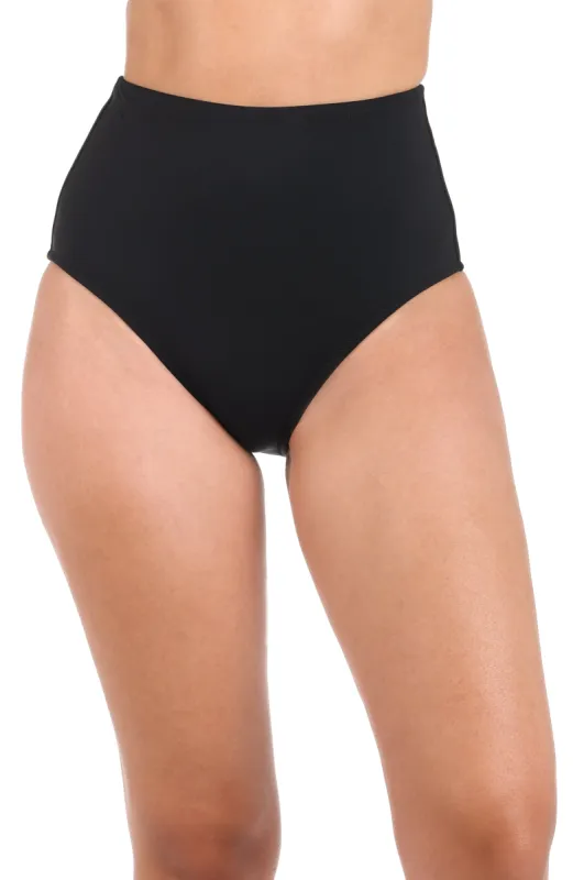 LB Luxe Ultra High Waist Bottom - Black sold by La Blanca