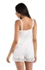 Waverly Covers Over the Shoulder Tank Top - Ivory sold by La Blanca