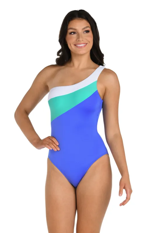 24th & Ocean One Shoulder One Piece - FINAL SALE made by 24th & Ocean