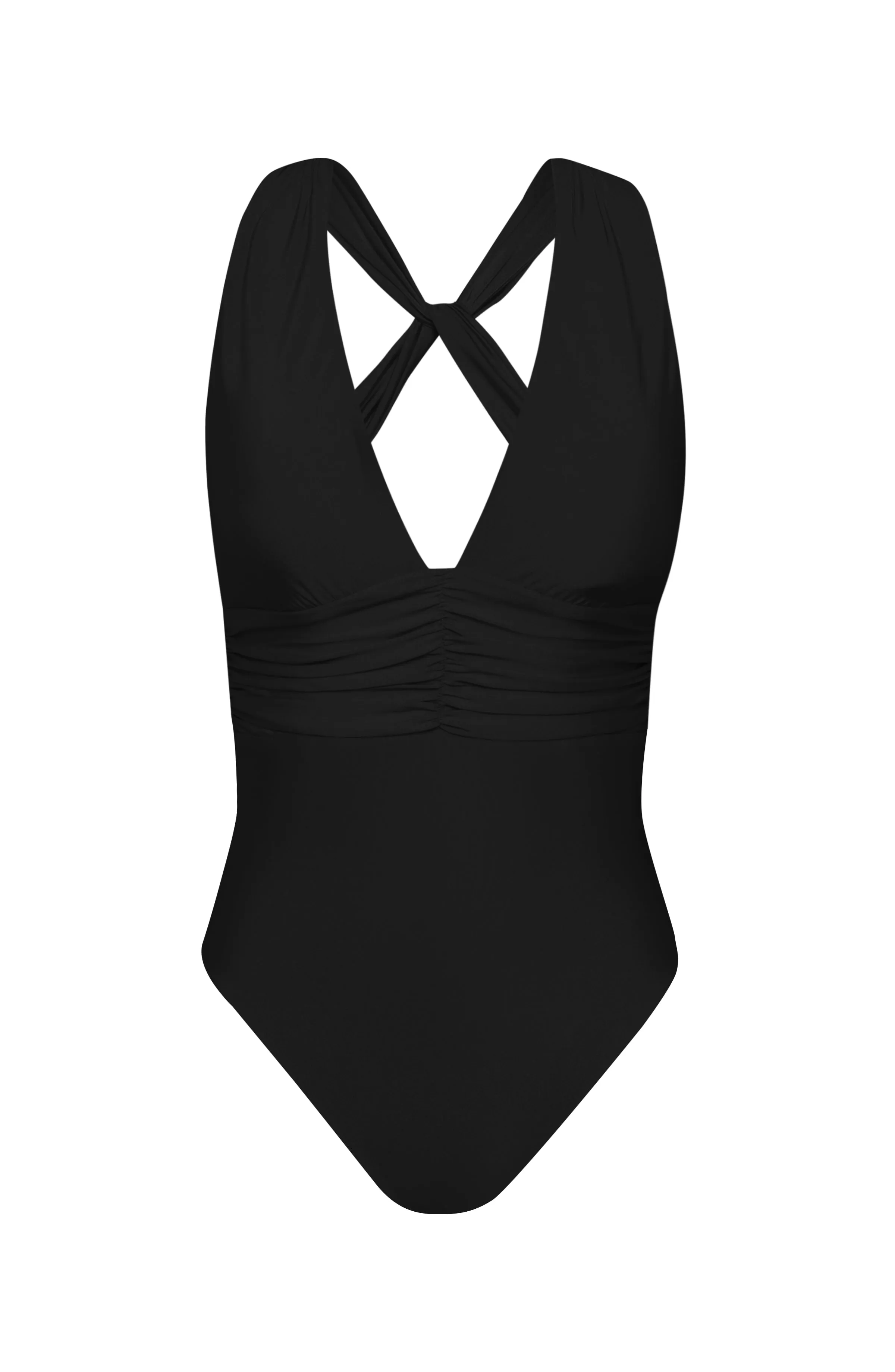 Sunshine 79 Sunshine Solids V-Plunge One Piece - Black sold by La Blanca product image thumbnail 3