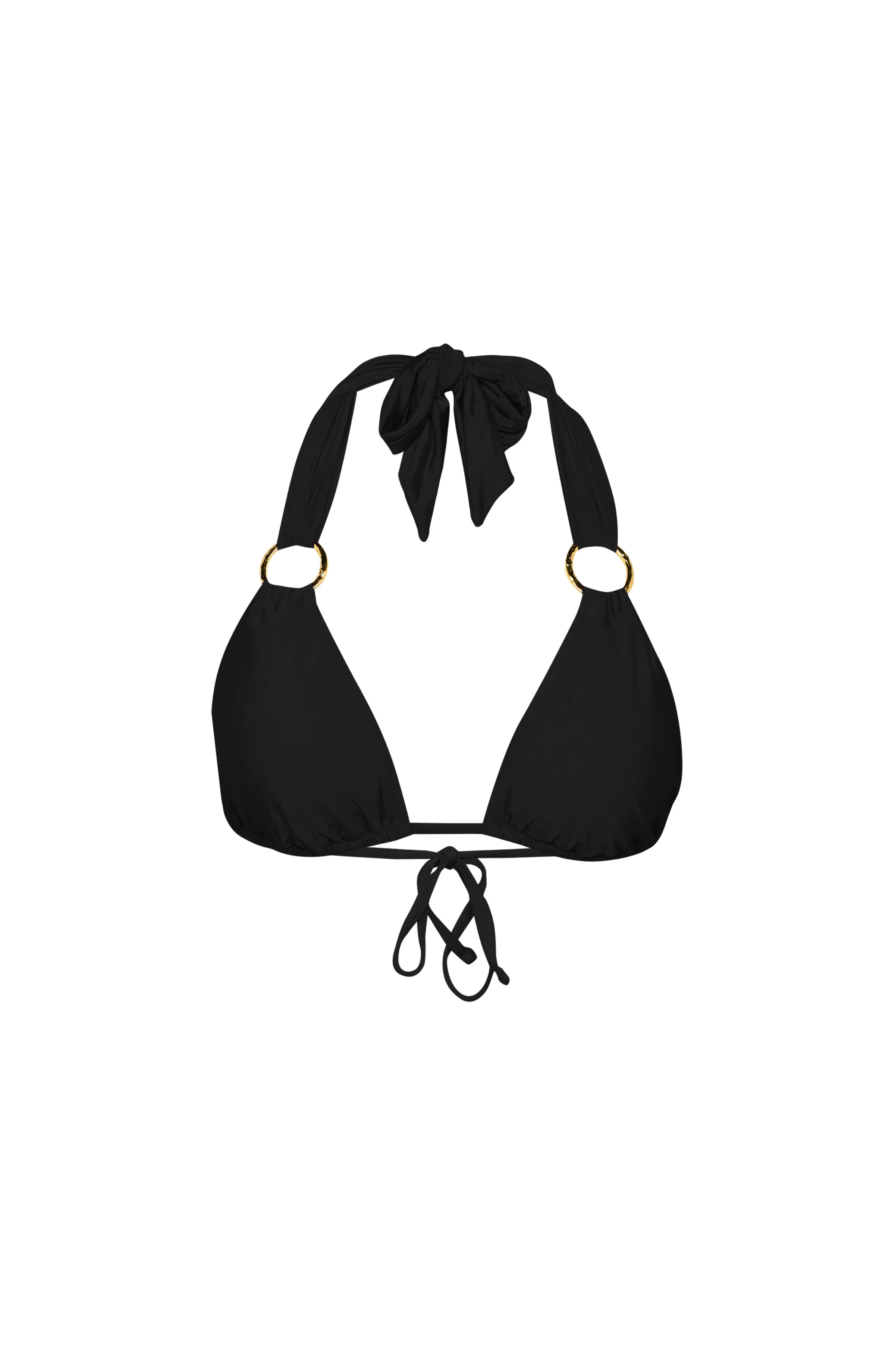 Sunshine 79 Sunshine Solids Halter Triangle Top - Black sold by La Blanca product image thumbnail 3