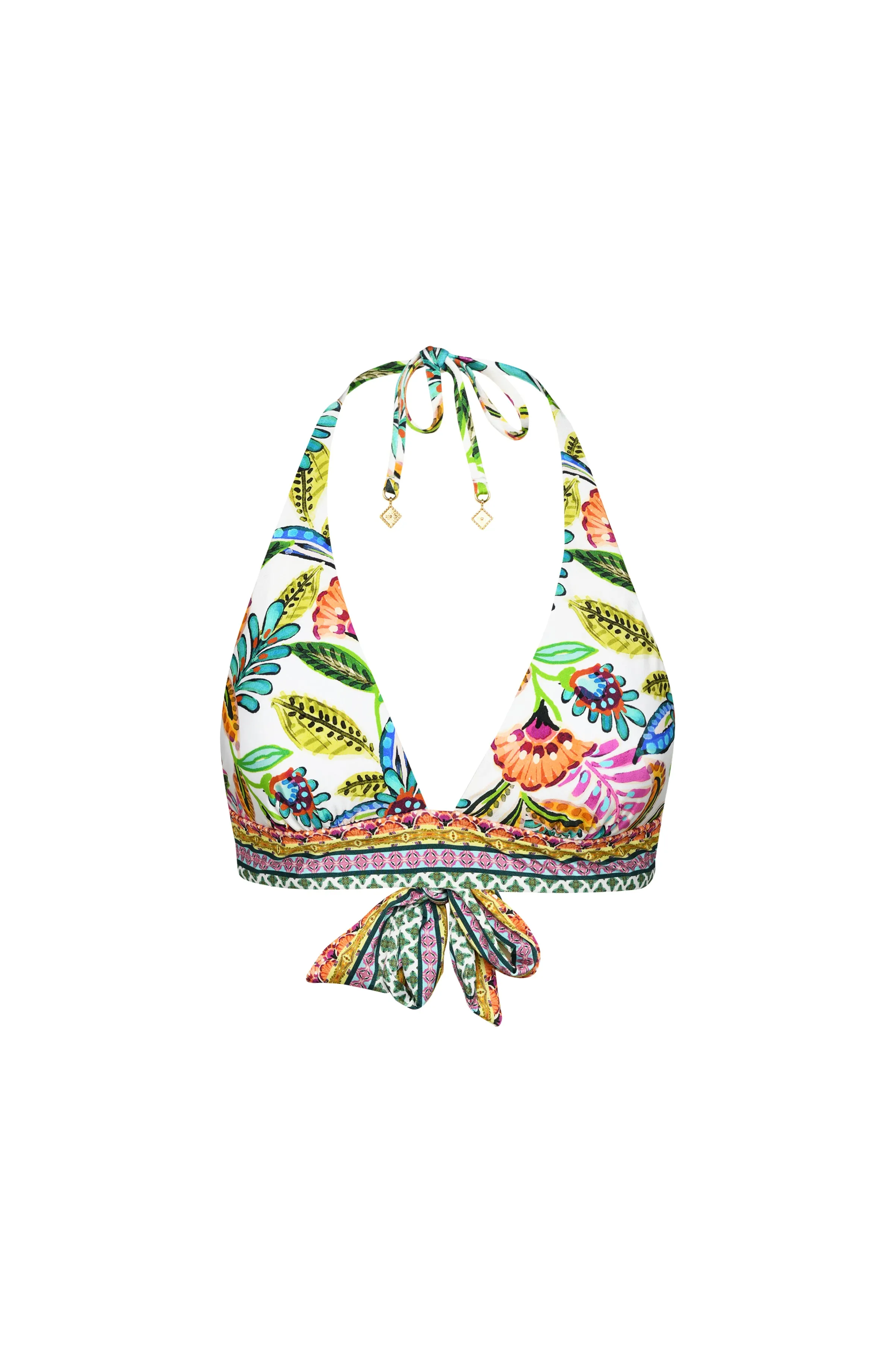 Sunshine 79 Jungle Jive Banded Halter Top - FINAL SALE sold by La Blanca product image thumbnail 5