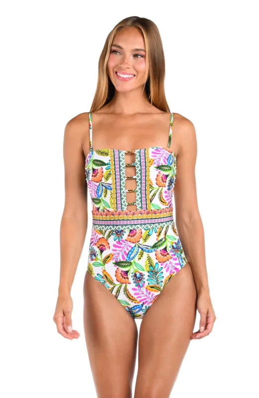 Sunshine 79 Jungle Jive Bandeau One Piece - FINAL SALE sold by La Blanca