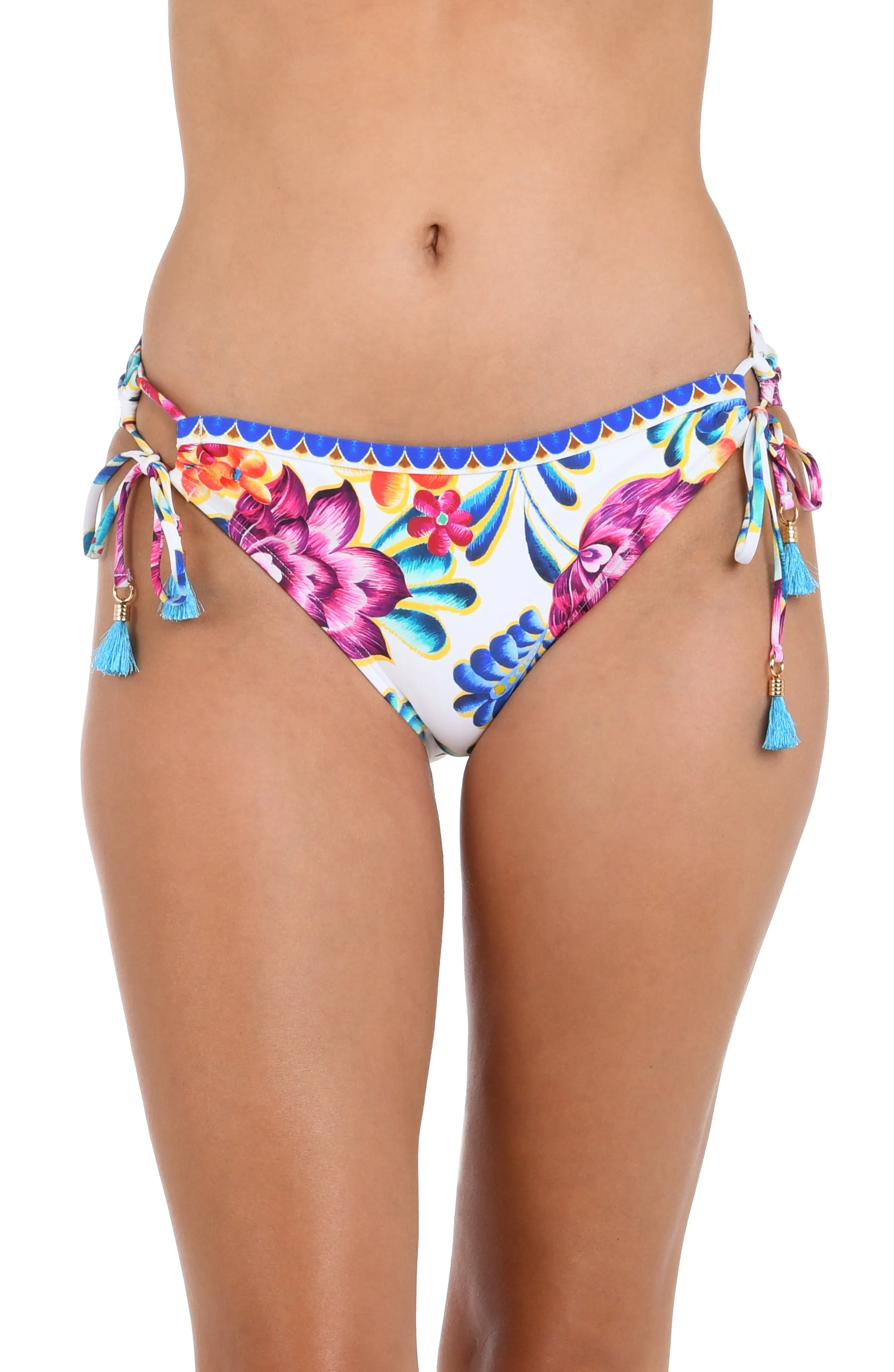 Flor De Paradiso Side Tie Hipster Bottom - FINAL SALE sold by La Blanca