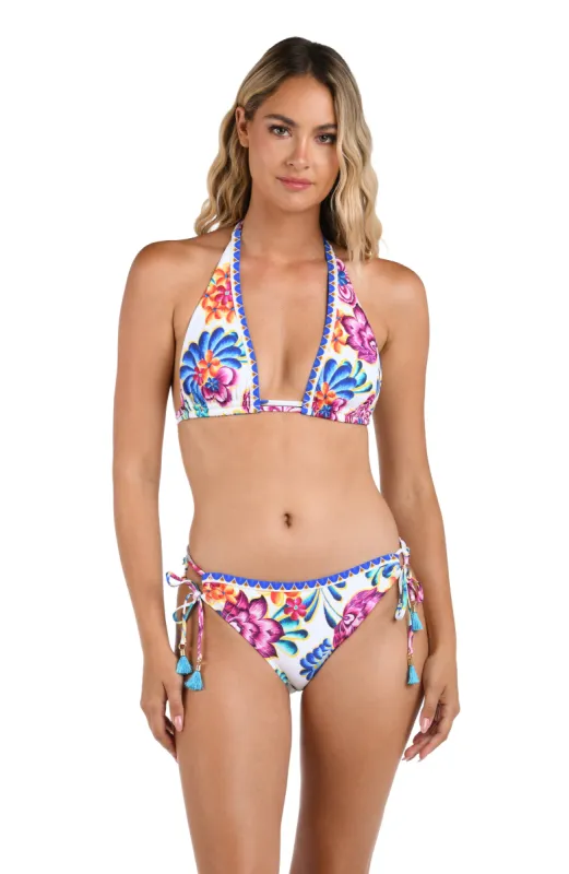 Flor De Paradiso Halter Top - FINAL SALE sold by La Blanca