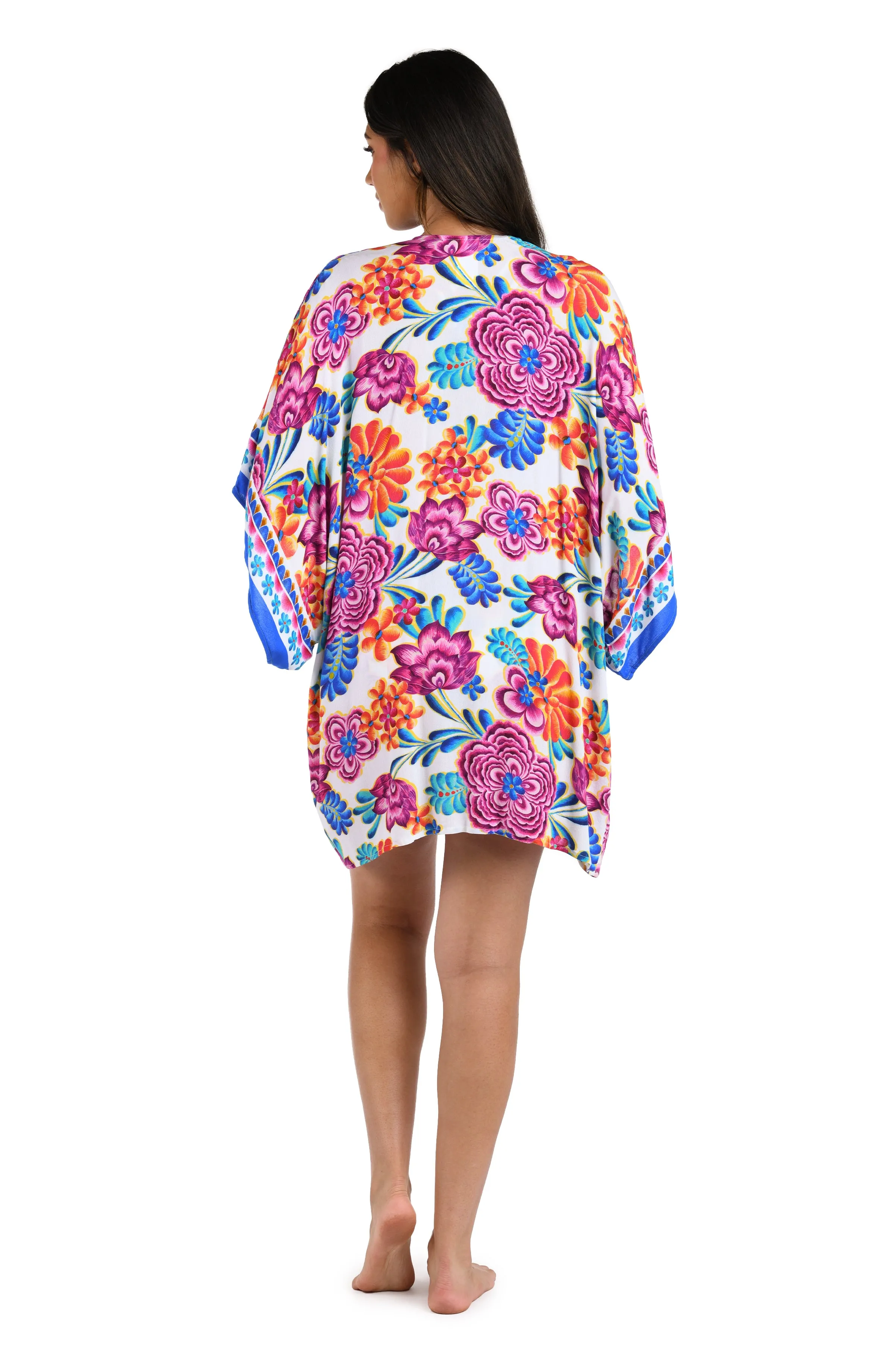 Flor De Paradiso Kimono Cover Up - FINAL SALE sold by La Blanca product image thumbnail 4