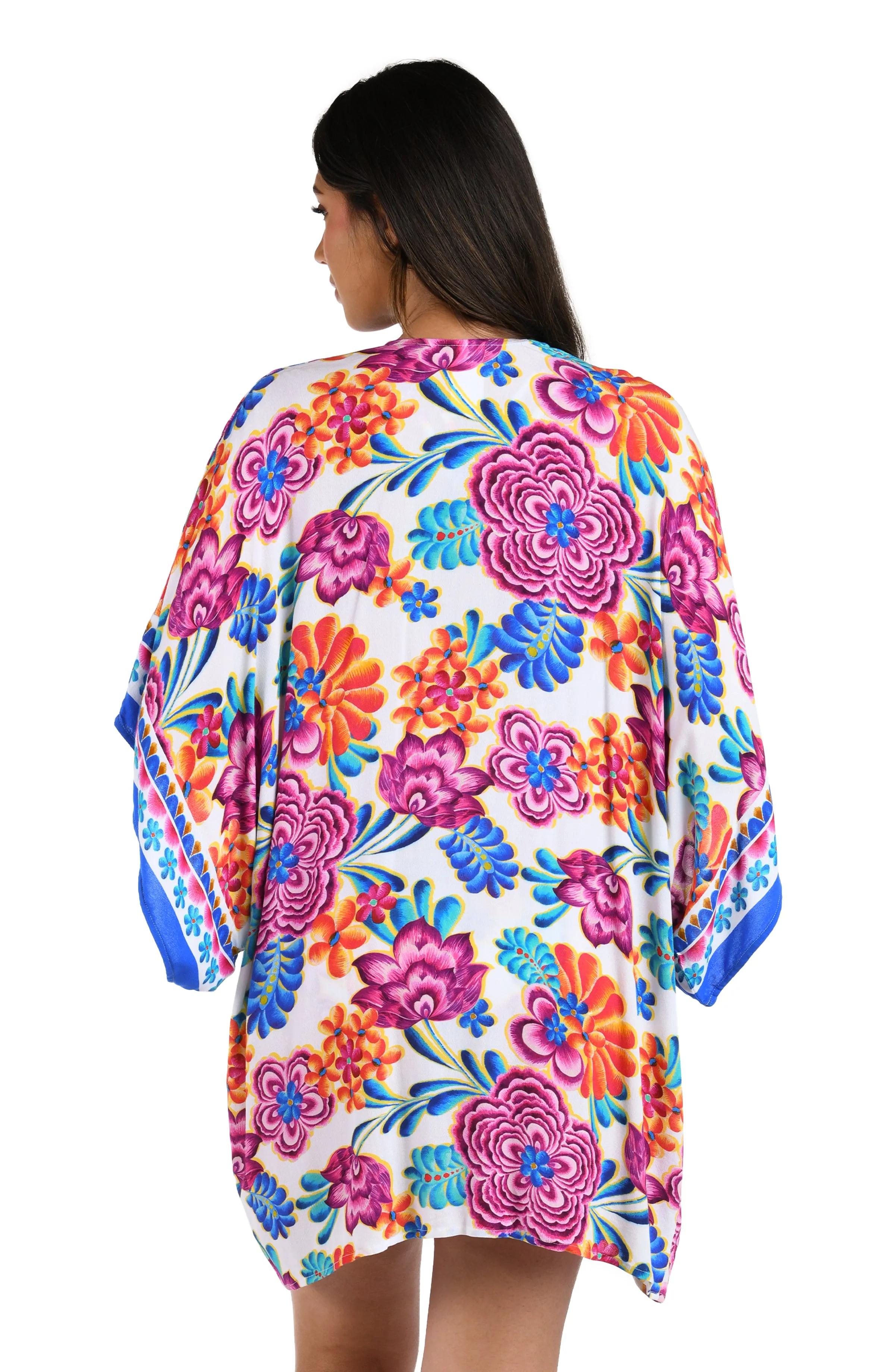 Flor De Paradiso Kimono Cover Up - FINAL SALE sold by La Blanca product image thumbnail 2