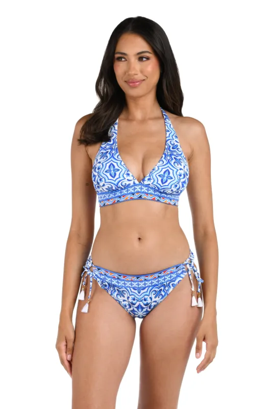 Alboran Sea Banded Halter Top - FINAL SALE sold by La Blanca