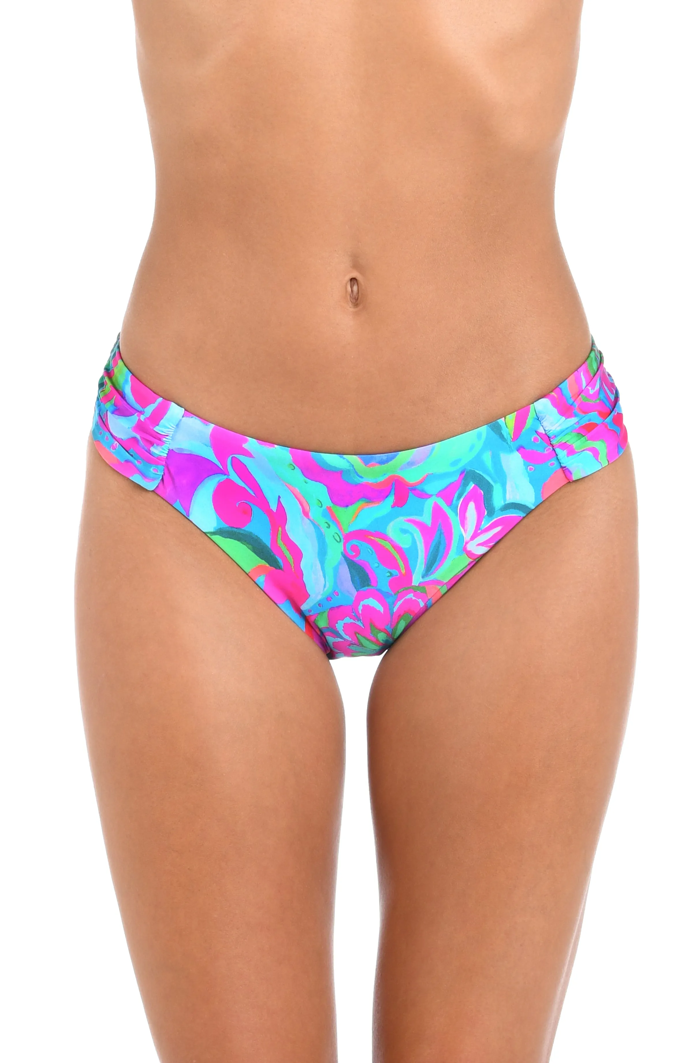 Sunshine 79 Swirltopia Side Shirred Hipster Bottom - FINAL SALE sold by La Blanca