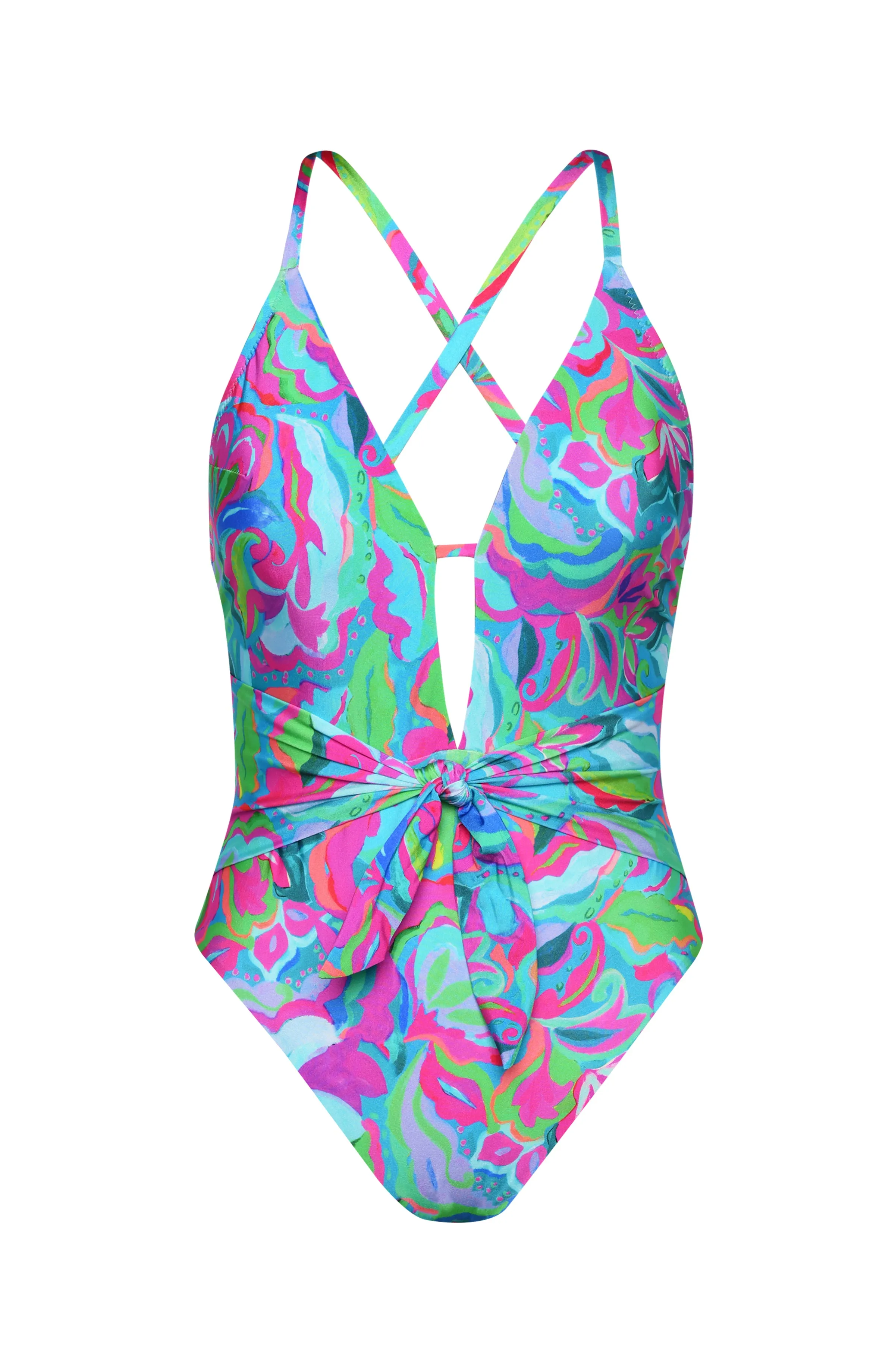Sunshine 79 Swirltopia V-Plunge One Piece - FINAL SALE sold by La Blanca product image thumbnail 3