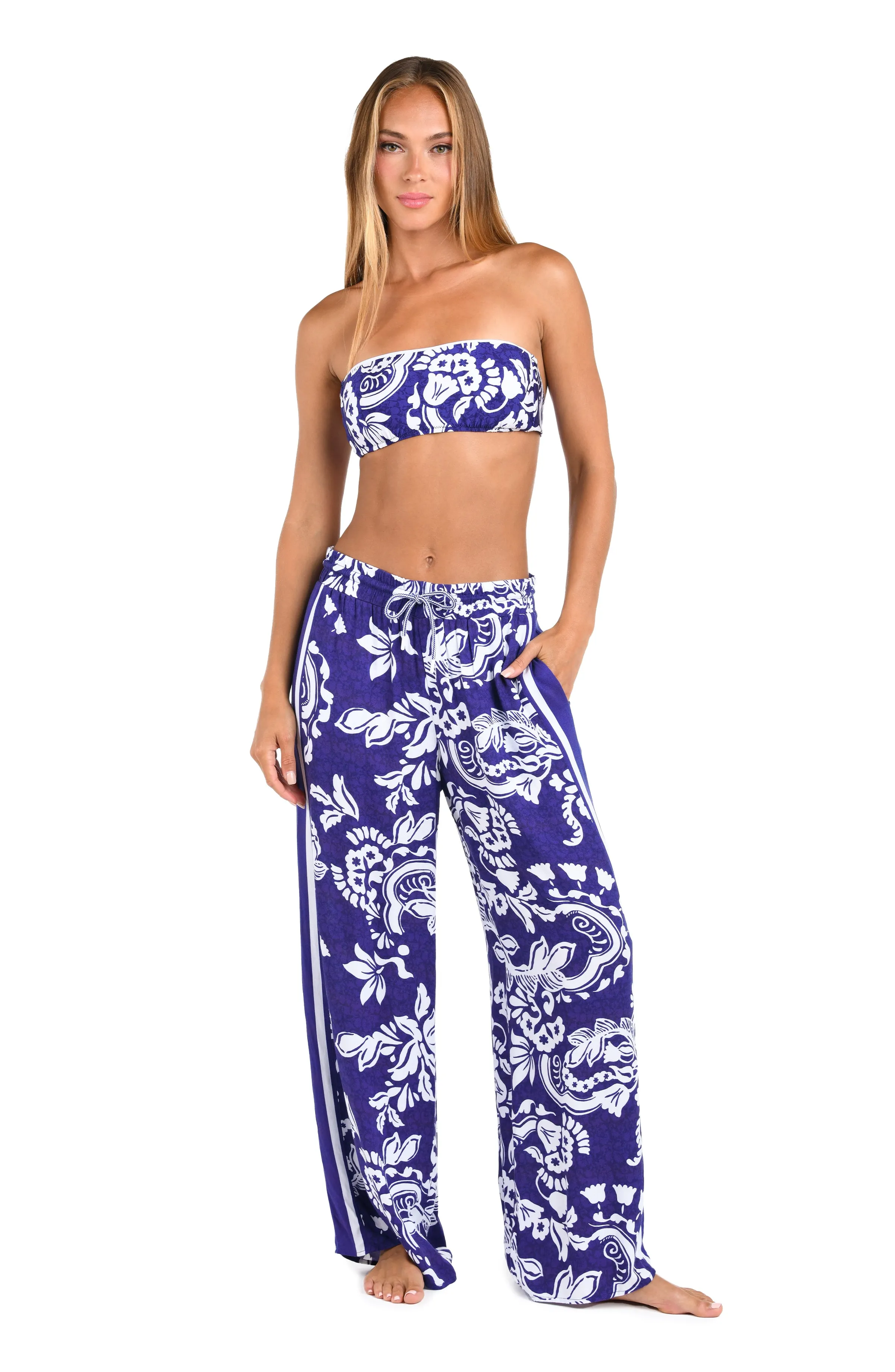 Sunshine 79 Flower Trip Bandeau Bikini Top - FINAL SALE sold by La Blanca product image thumbnail 5