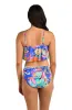 24th & Ocean Prima Paisley Mid Waist Bikini Bottom - FINAL SALE sold by La Blanca