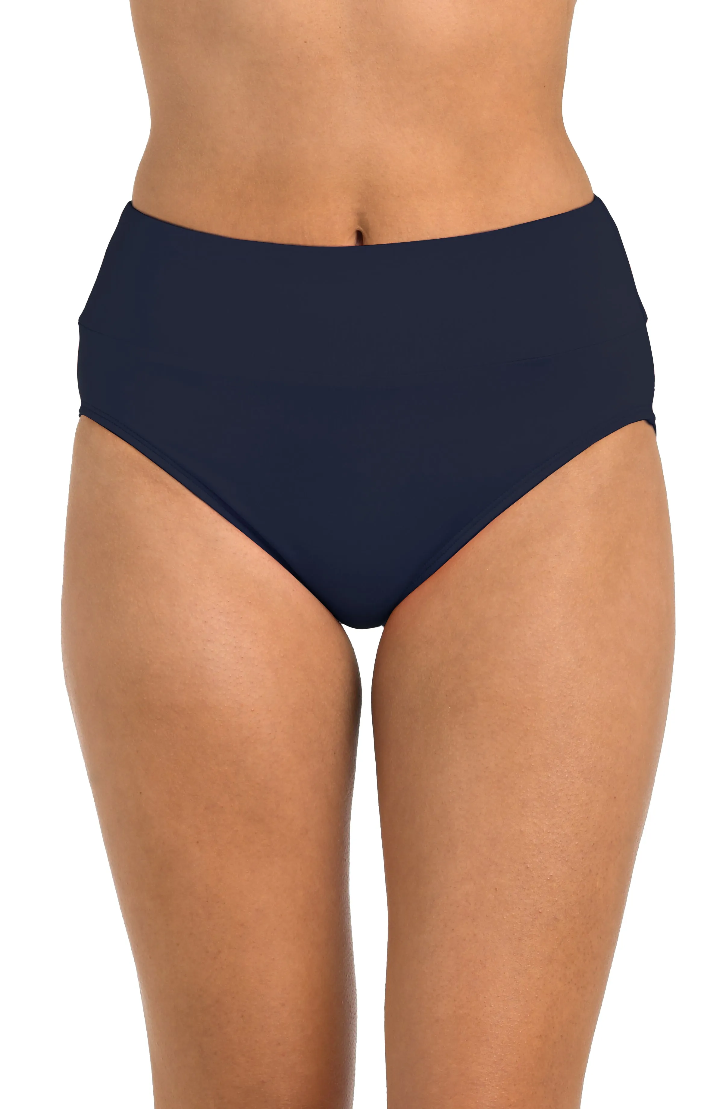 24th & Ocean Solid High Waist Bottom sold by La Blanca