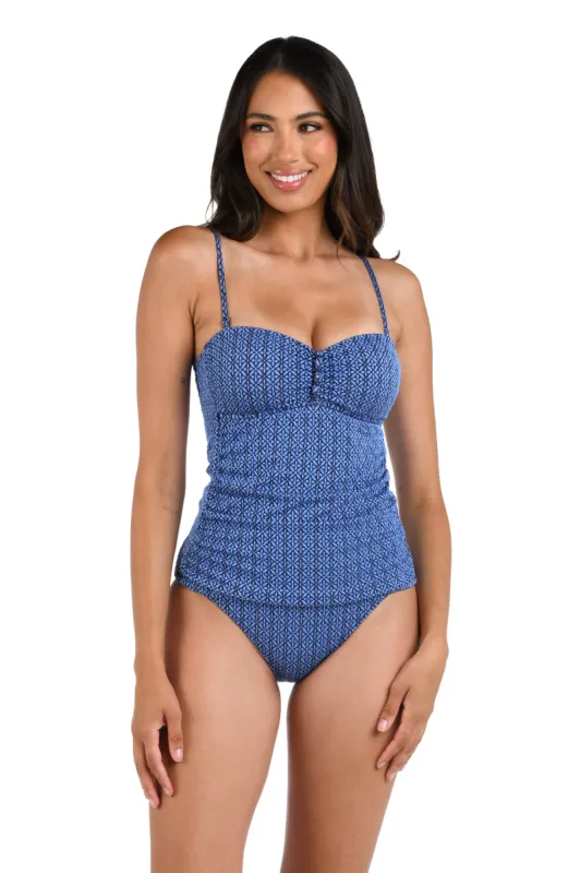 Charmed Coast Bandeau Tankini Top - FINAL SALE sold by La Blanca