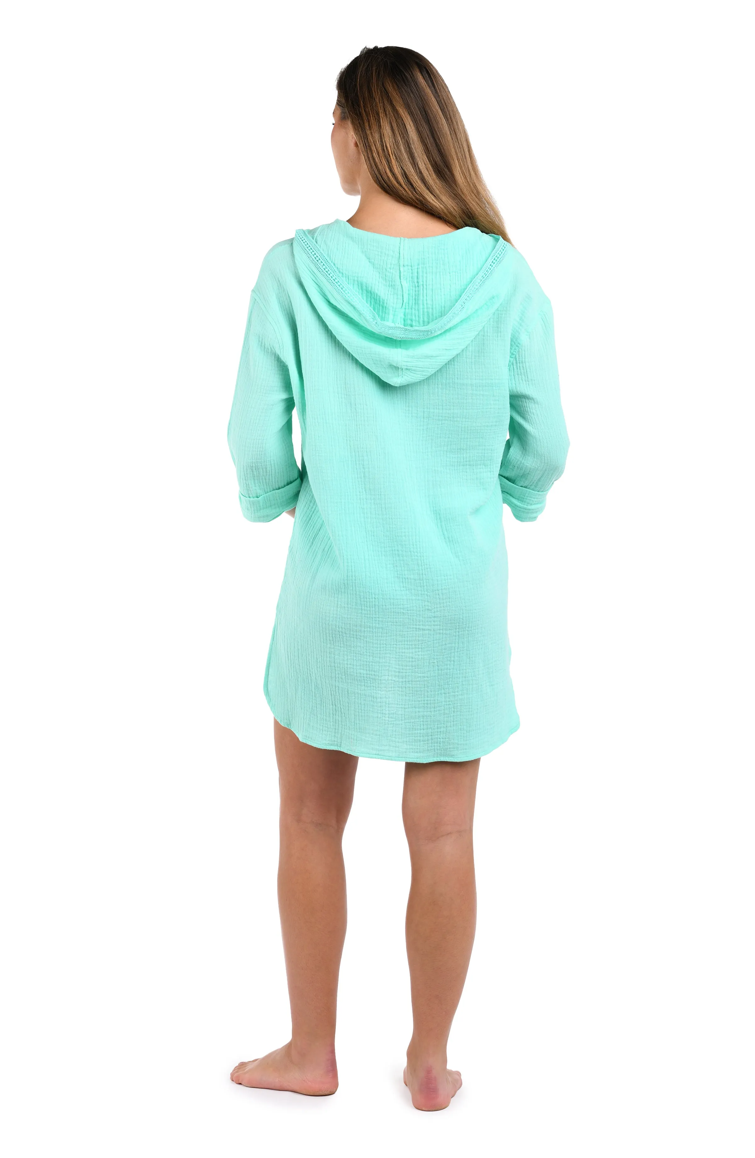 Seaside Covers Hoodie - Seabreeze sold by La Blanca product image thumbnail 4