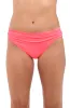 Island Goddess Ruched Band Hipster Bottom - Coral Reef sold by La Blanca