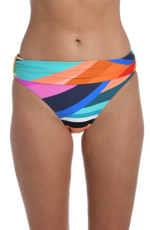 Sunscape Shirred Band Hipster Bottom sold by La Blanca