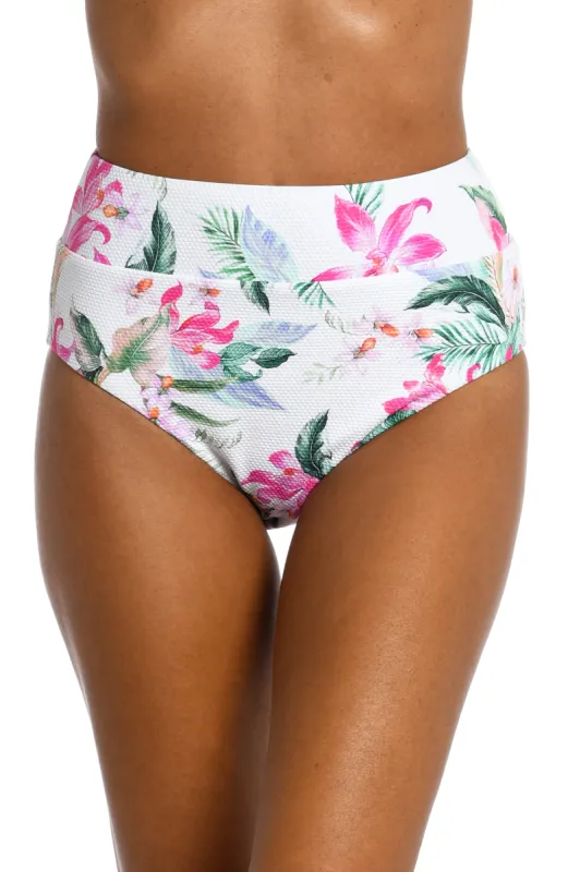 Mystic Palms High-Waist Bottom sold by La Blanca
