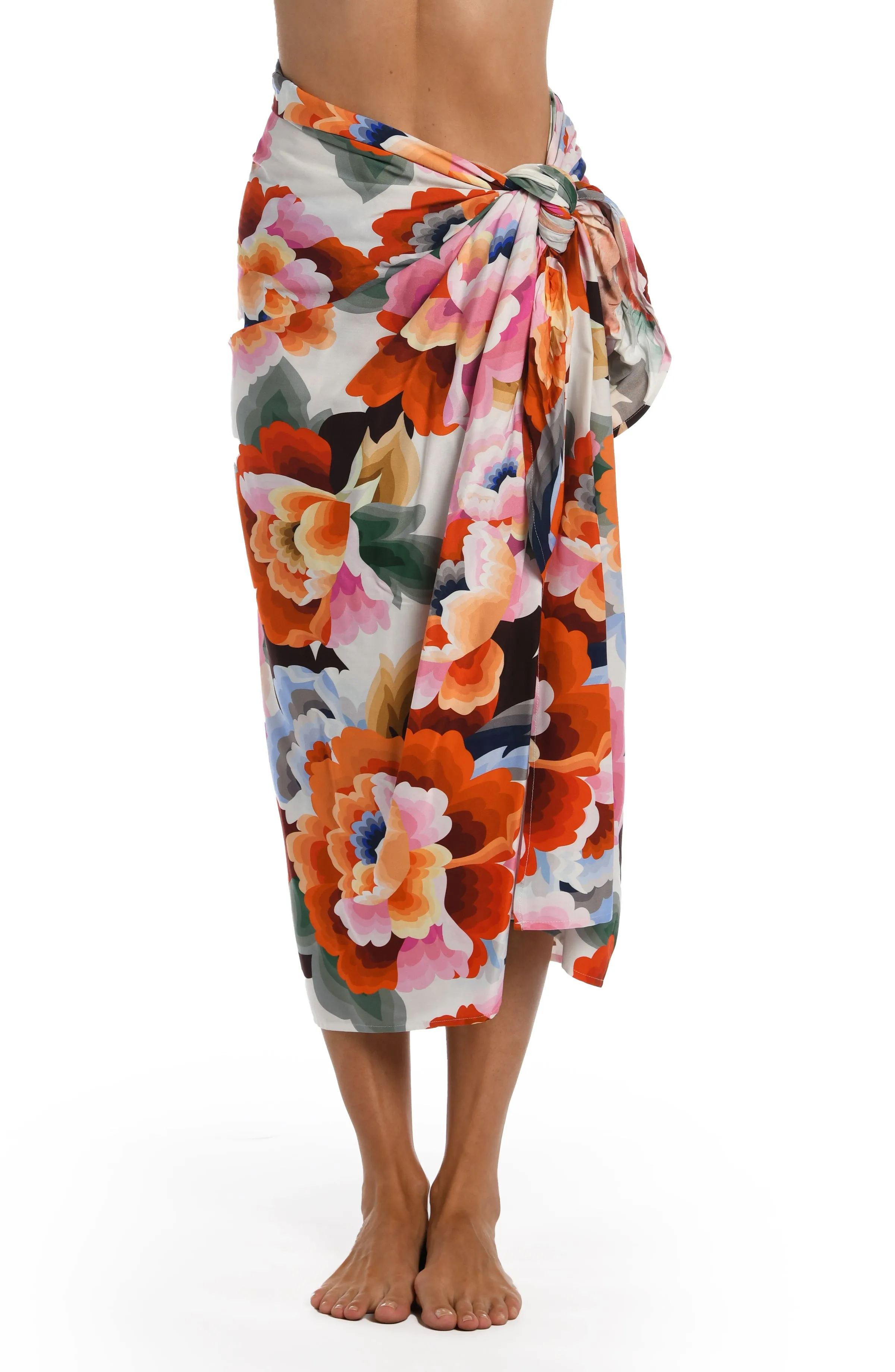 Floral Rhythm Pareo Wrap sold by La Blanca product image thumbnail 3