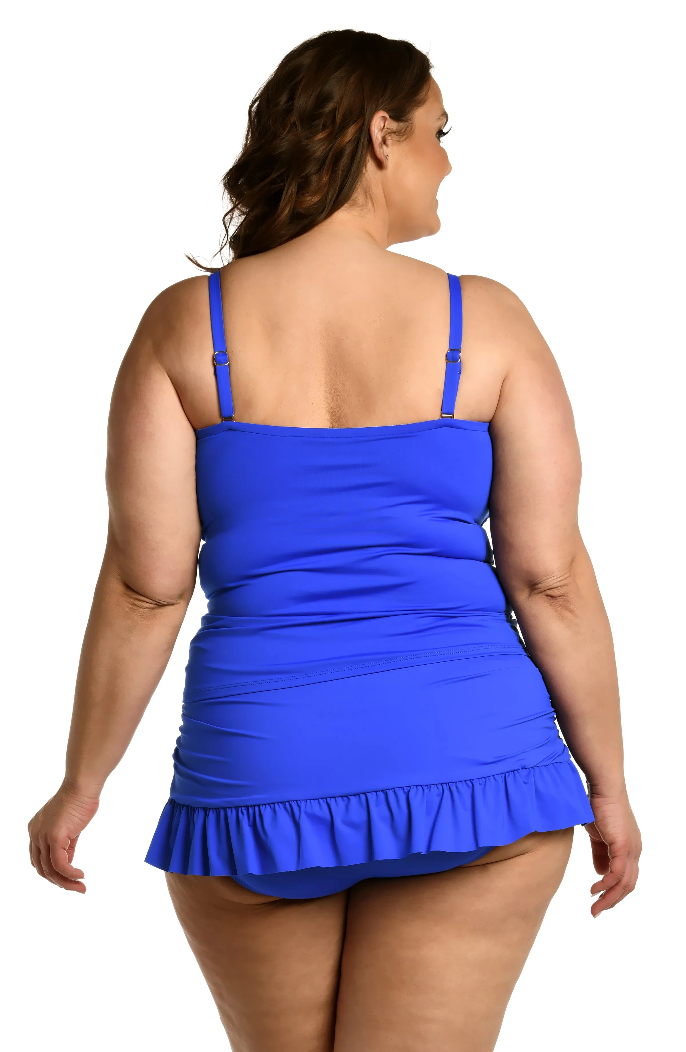 Island Goddess Bandeau Tankini Top - Sapphire - FINAL SALE sold by La Blanca product image thumbnail 5