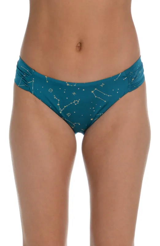Sunshine 79 Zodiac Side Shirred Hipster Bottom - FINAL SALE sold by La Blanca
