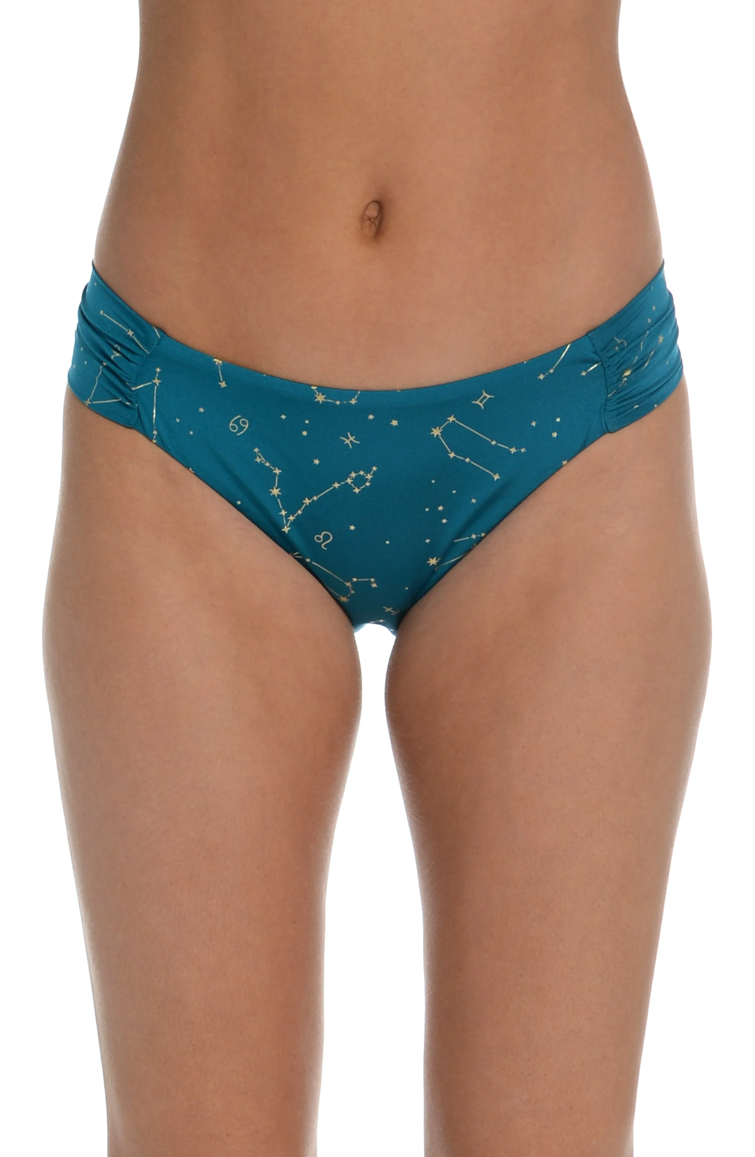 Sunshine 79 Zodiac Side Shirred Hipster Bottom - FINAL SALE sold by La Blanca