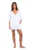 Lakeside Linen Short Sleeve Tunic sold by La Blanca