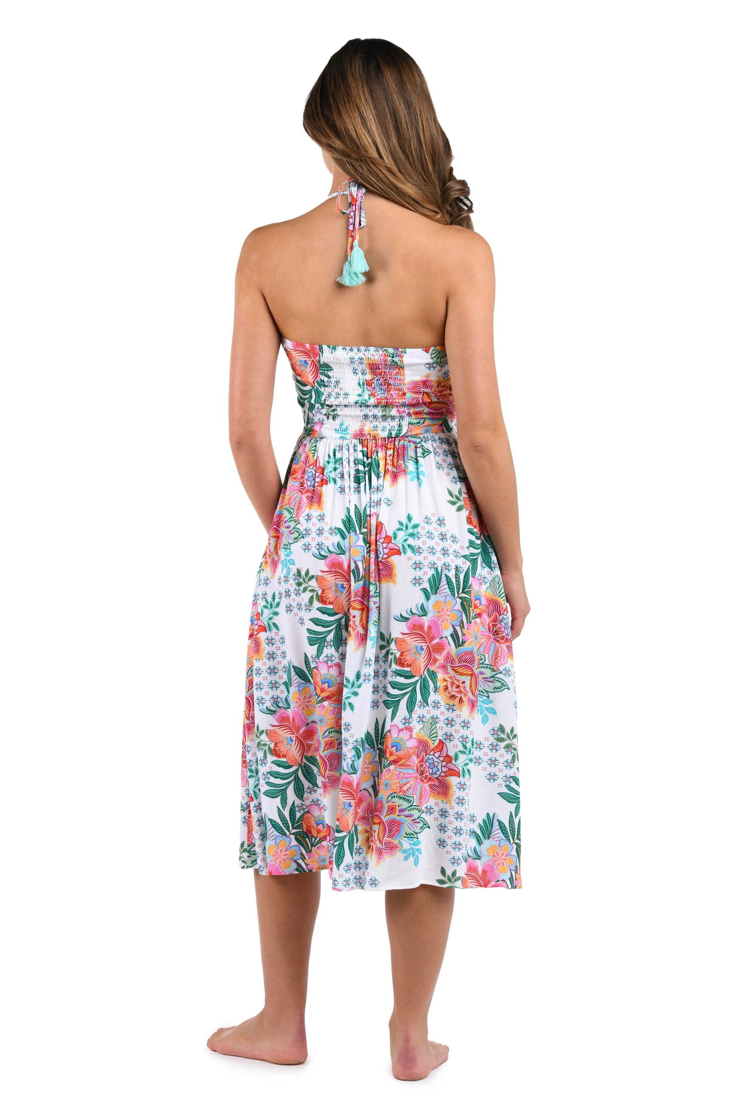 Riviera Resort Halter Midi Dress Cover Up - FINAL SALE sold by La Blanca product image thumbnail 2