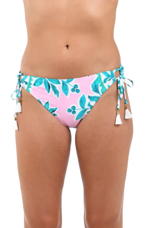 Opulent Palm Side Tie Hipster Bottom - FINAL SALE sold by La Blanca