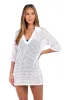 Sunshine 79 Resort Crochet Covers V-Neck Tunic - FINAL SALE sold by La Blanca