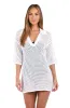 Sunshine 79 Resort Crochet Covers V-Neck Tunic - FINAL SALE sold by La Blanca