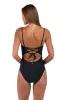 Sunshine 79 Solids Bandeau One Piece - Black sold by La Blanca