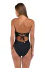 Sunshine 79 Solids Bandeau One Piece - Black sold by La Blanca