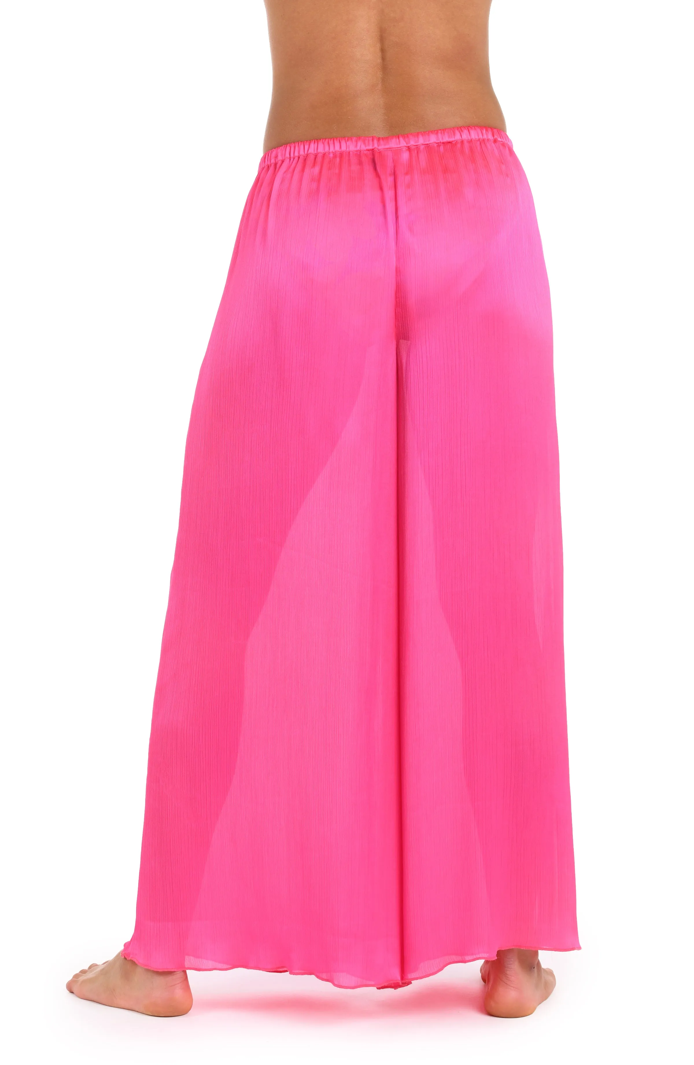 Sunshine 79 Radiance Crinkle Beach Pant - Bright Pink sold by La Blanca product image thumbnail 2