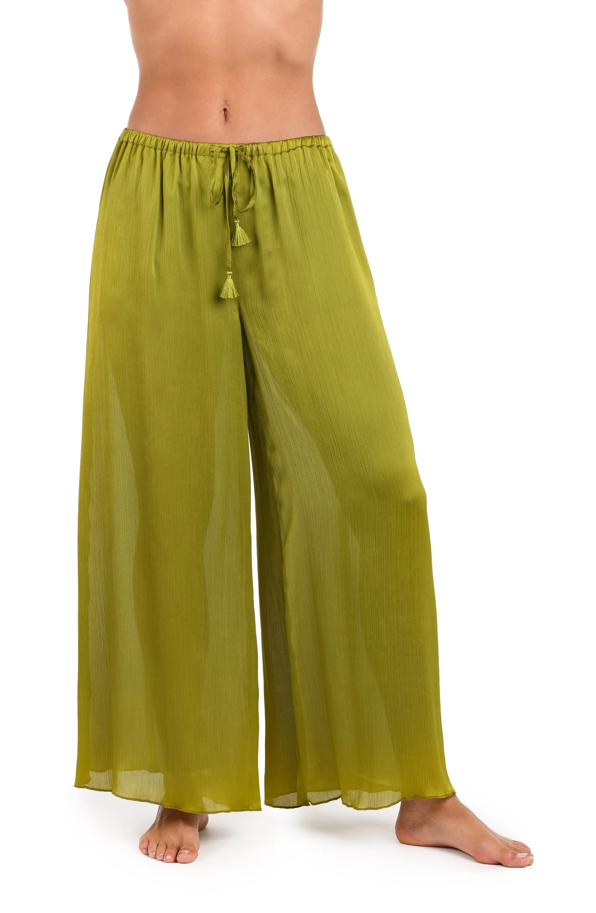 Sunshine 79 Radiance Crinkle Beach Pant - Olive sold by La Blanca