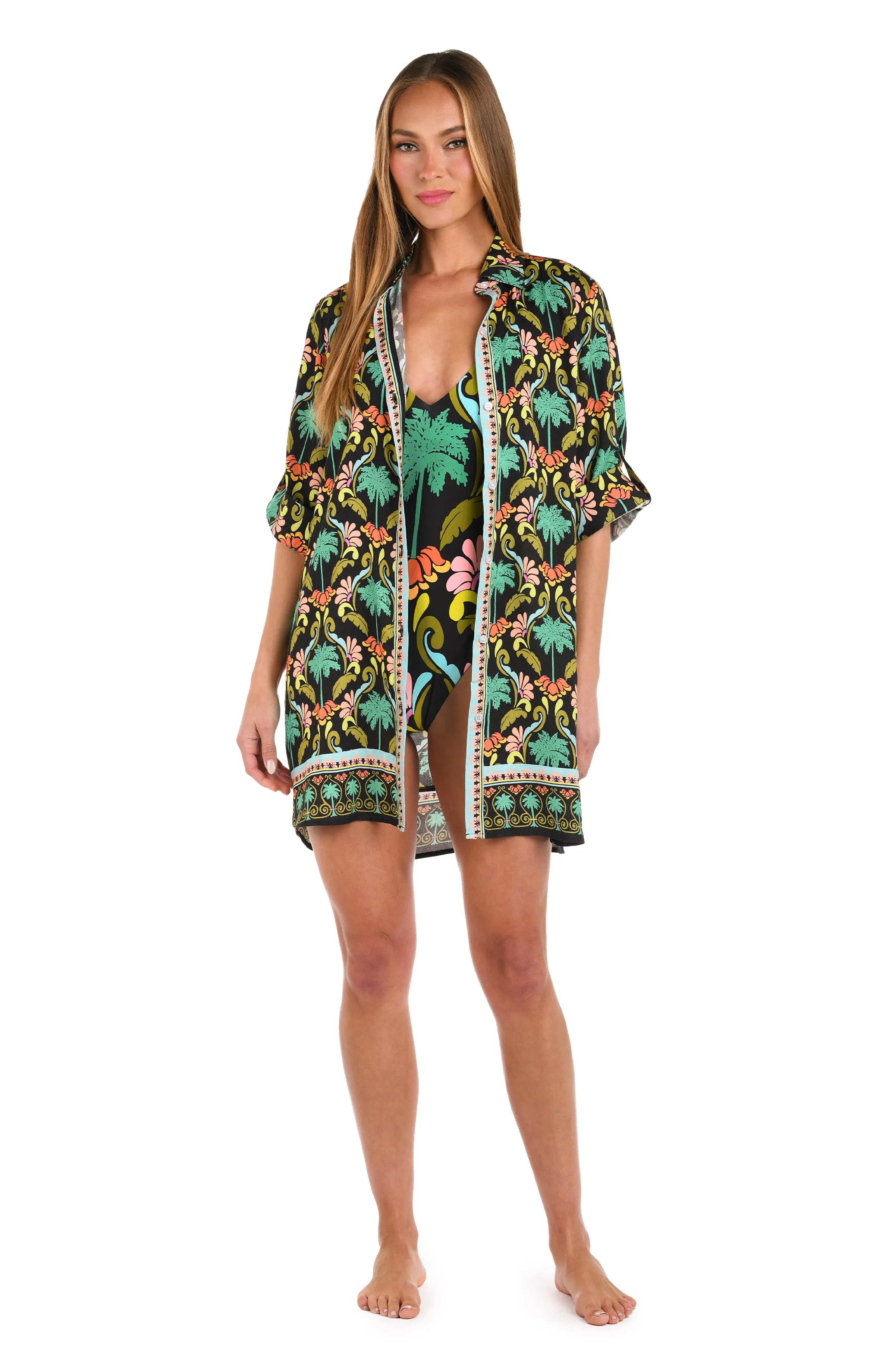 Sunshine 79 Palm Mirage Resort Button Down Shirt - FINAL SALE sold by La Blanca product image thumbnail 4