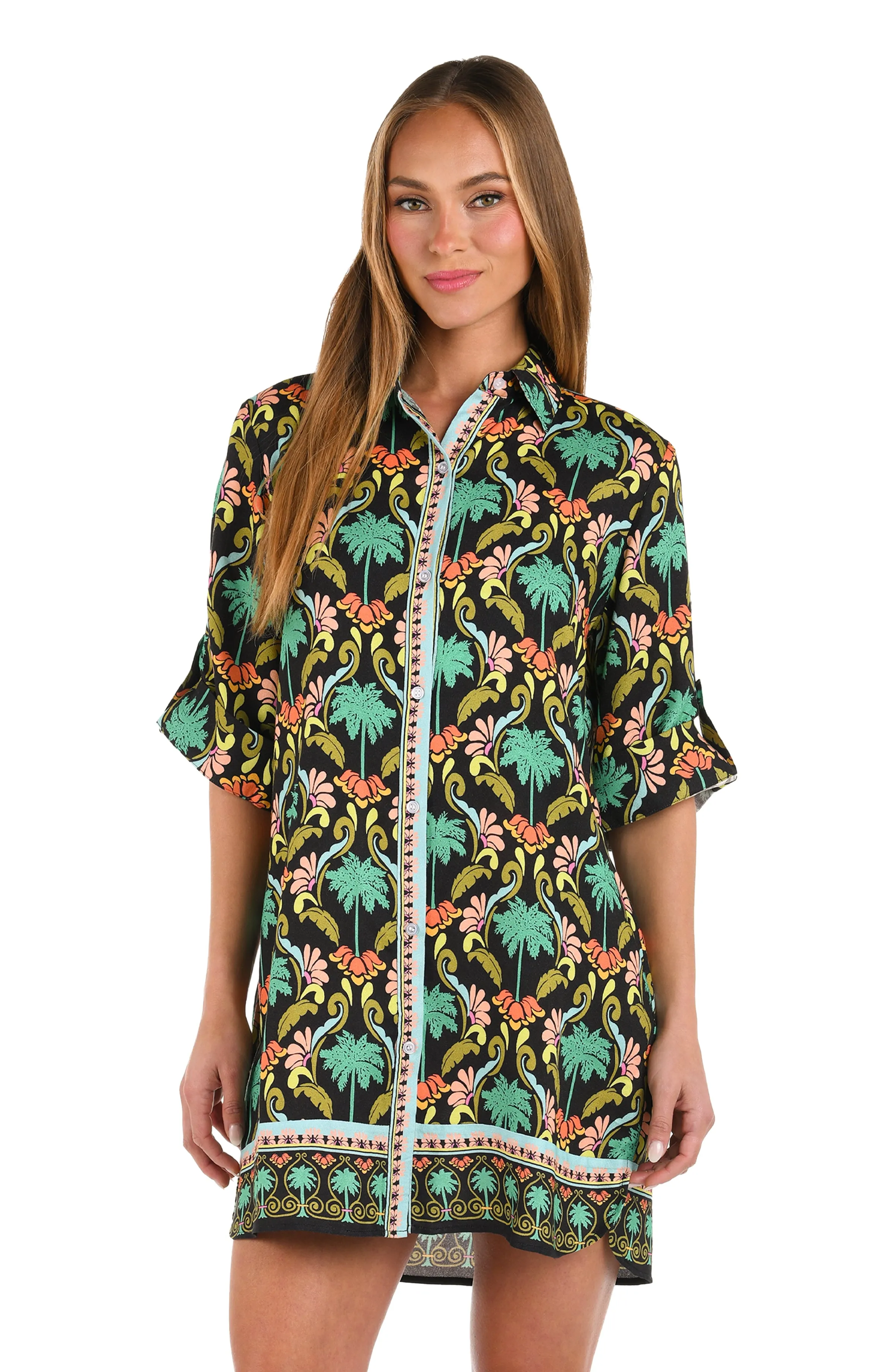Sunshine 79 Palm Mirage Resort Button Down Shirt - FINAL SALE sold by La Blanca product image thumbnail 3