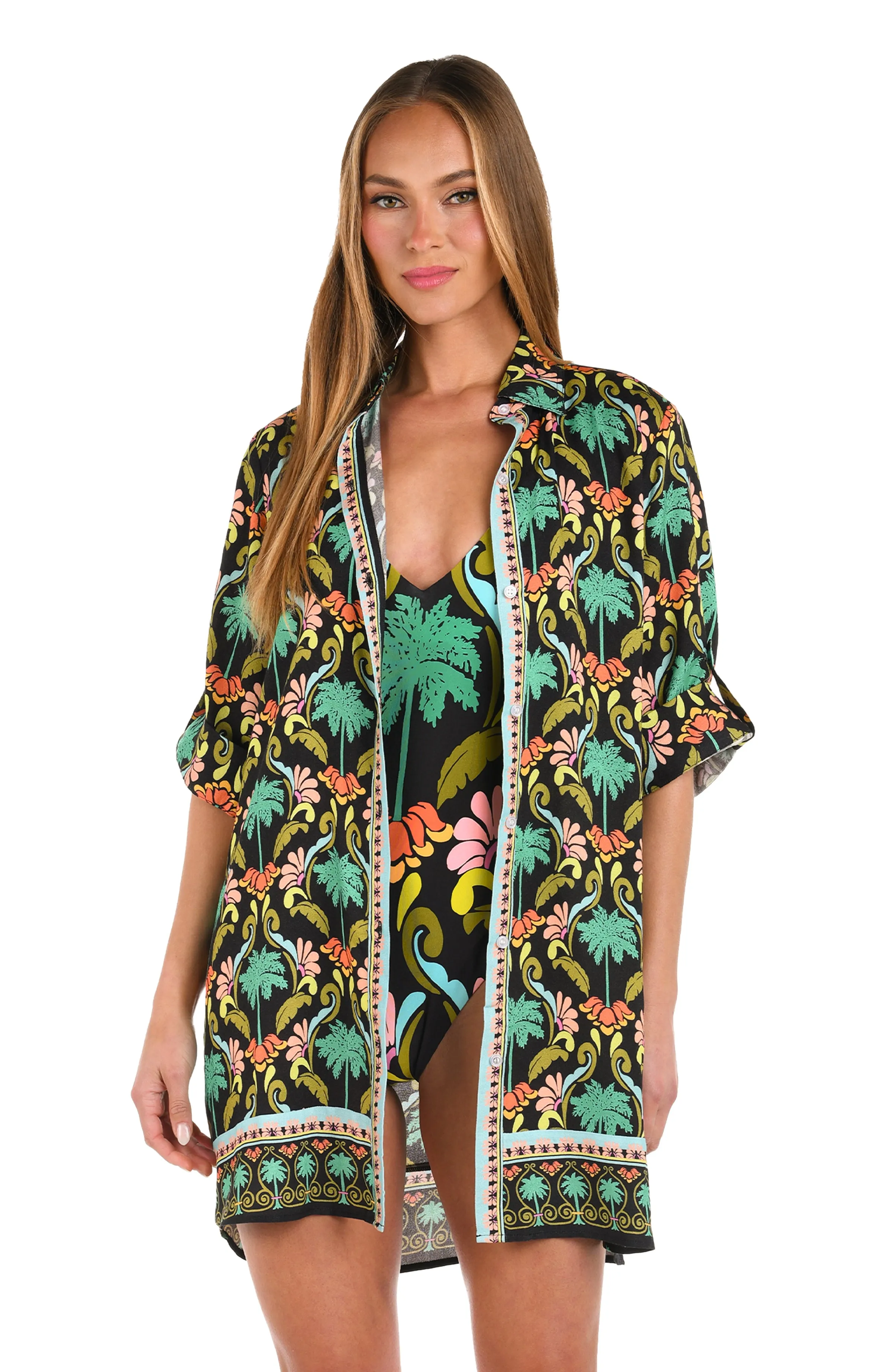 Sunshine 79 Palm Mirage Resort Button Down Shirt - FINAL SALE sold by La Blanca