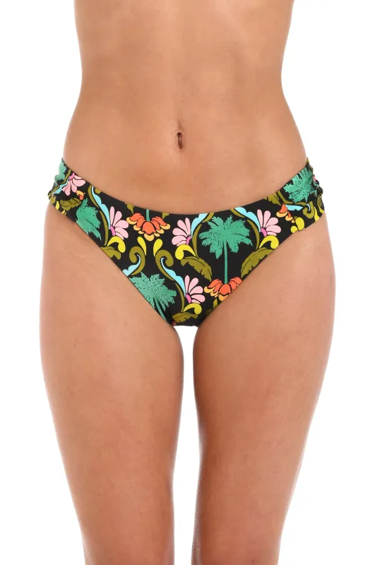 Sunshine 79 Palm Mirage Side Shirred Hipster Bottom sold by La Blanca