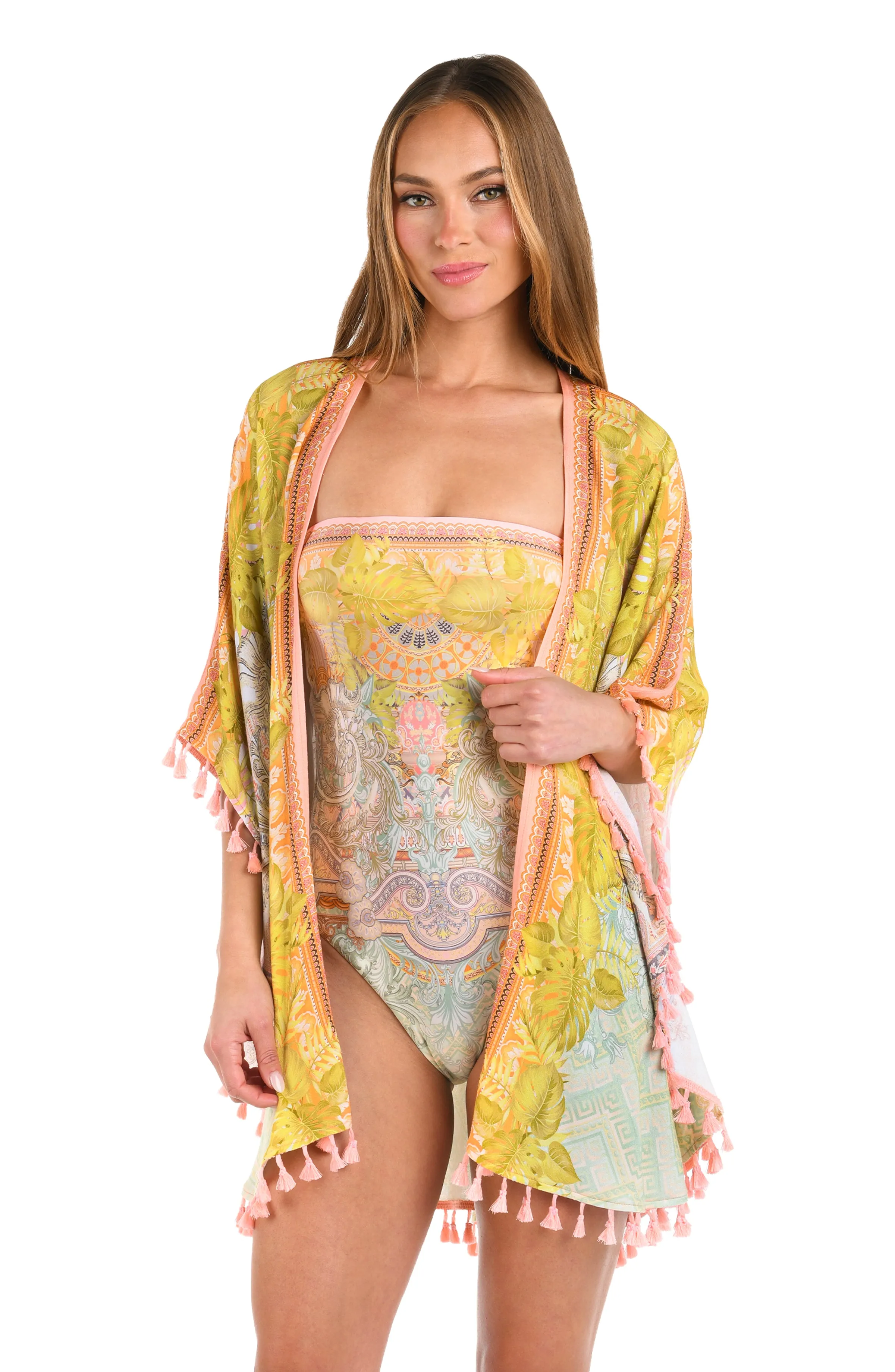Sunshine 79 Dreamland Open Front Kimono sold by La Blanca