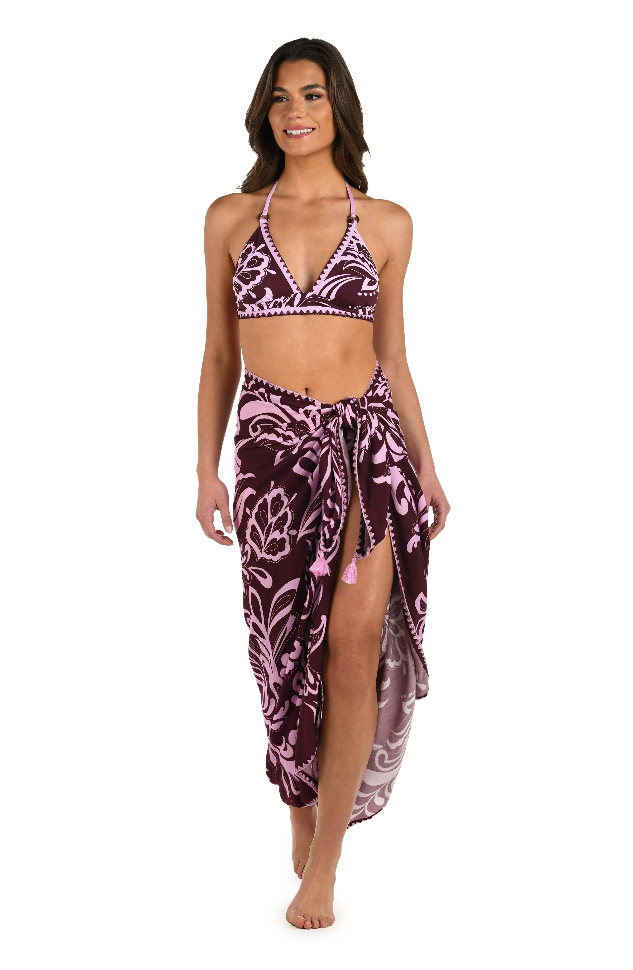 Fiji Flora Pareo Wrap Cover Up sold by La Blanca product image thumbnail 4