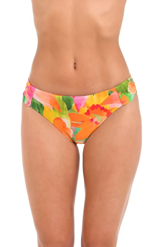 Sunshine 79 Utopia Garden Side Shirred Hipster Bottom sold by La Blanca