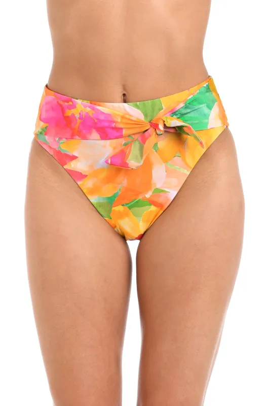 Sunshine 79 Utopia Garden High-Waist High-Leg Bottom sold by La Blanca