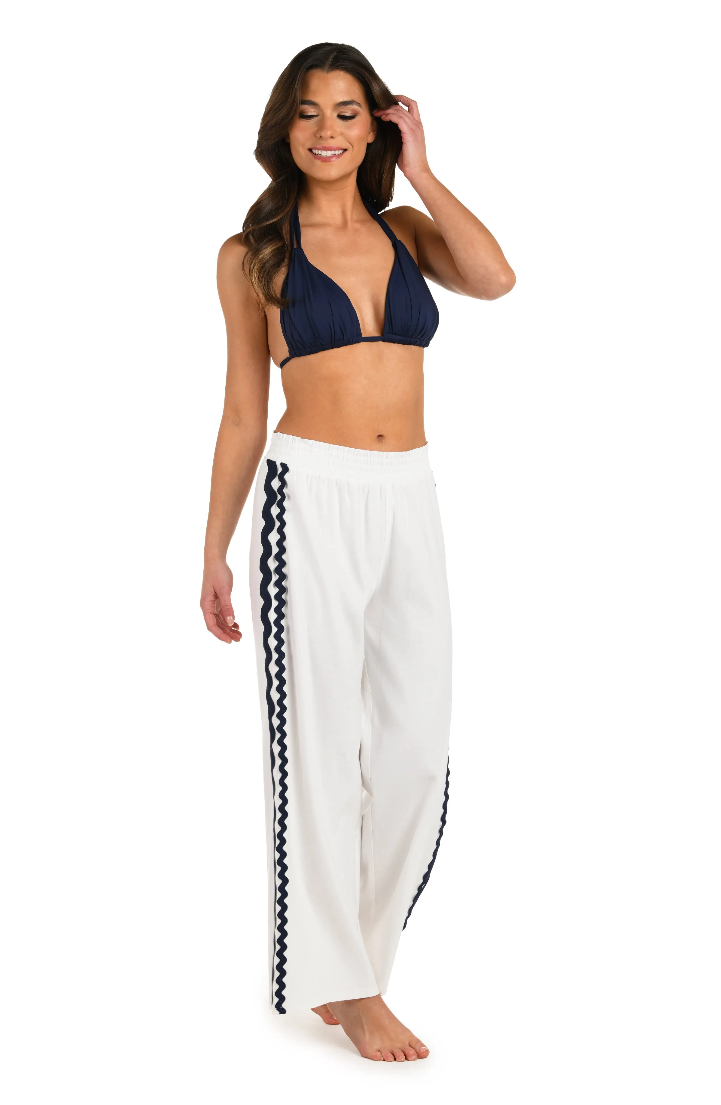 Poolside Chic Beach Pants sold by La Blanca