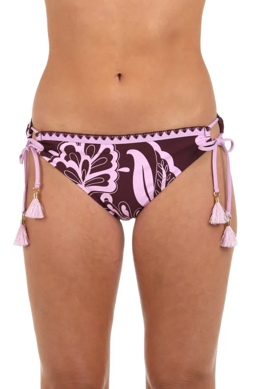 Fiji Flora Side Tie Hipster Bottom sold by La Blanca