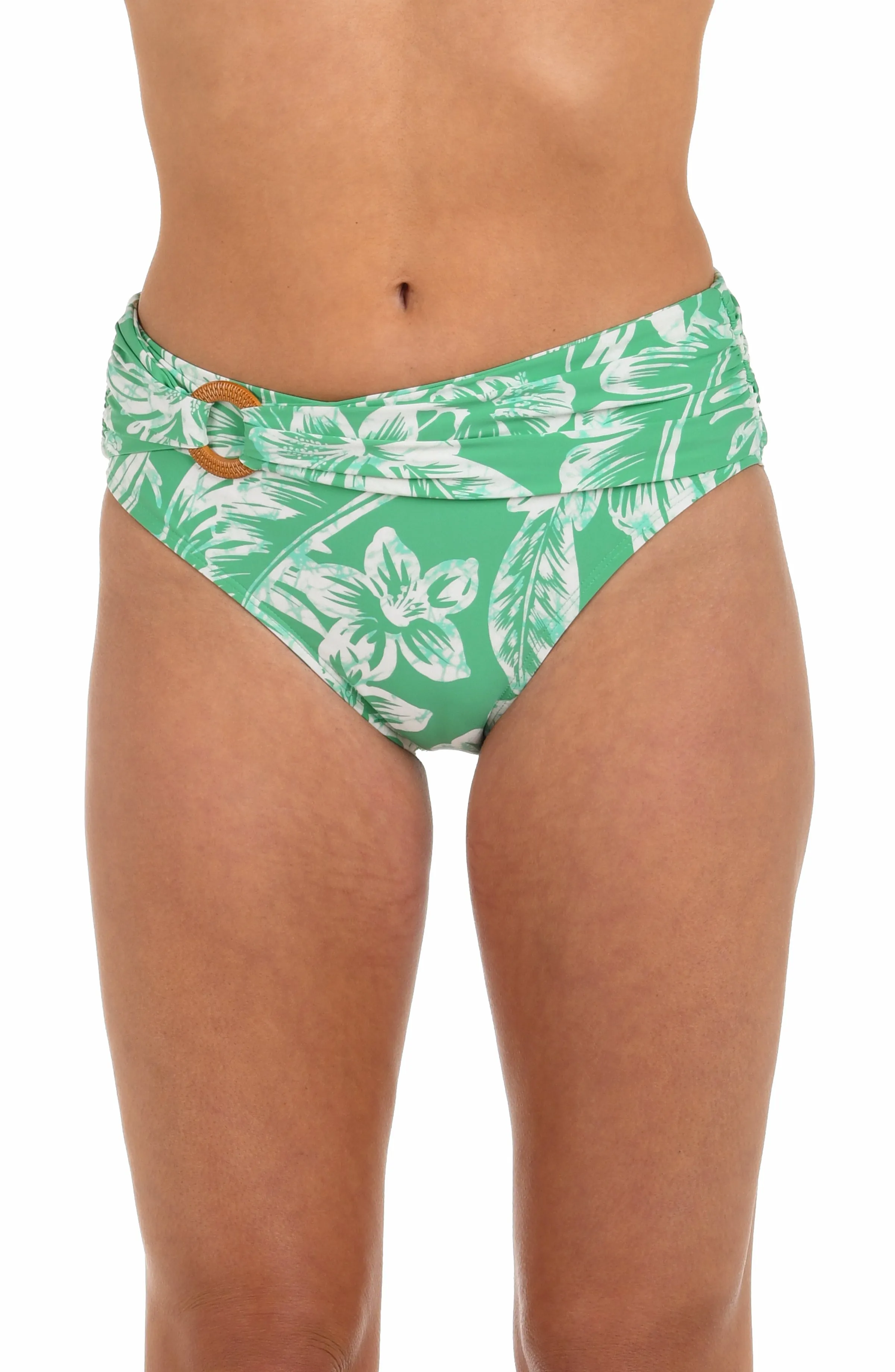 Batiki Balinese Mid-Waist Twist Front Bottom sold by La Blanca