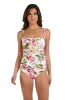 Polynesian Paradise Underwire Lingerie Strap Tankini Top sold by La Blanca