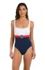 Miss Americana Empire Waist One Piece Swimsuit sold by La Blanca